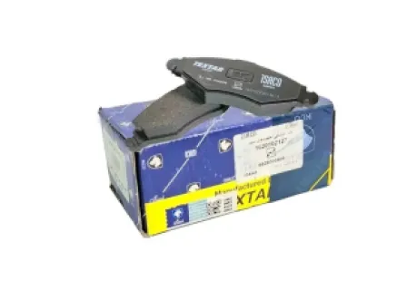 لنت ترمز جلو پژو 206 تیپ 2 (موتور TU3) برند تکستار (دست 4 عددی) شرکتی ایساکو اصل